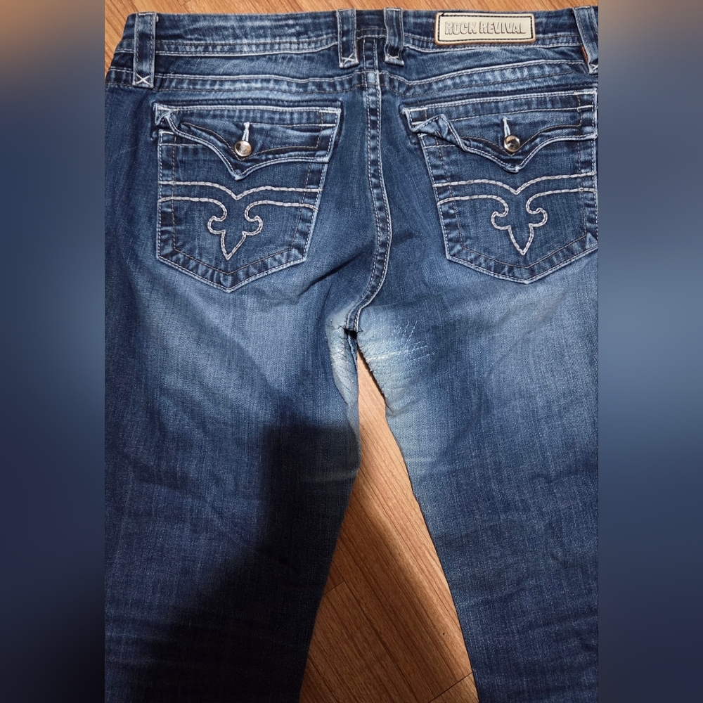Rock Revival Womens "Jessica Easy Skinny" Jeans Size 34 - Picture 5 of 7